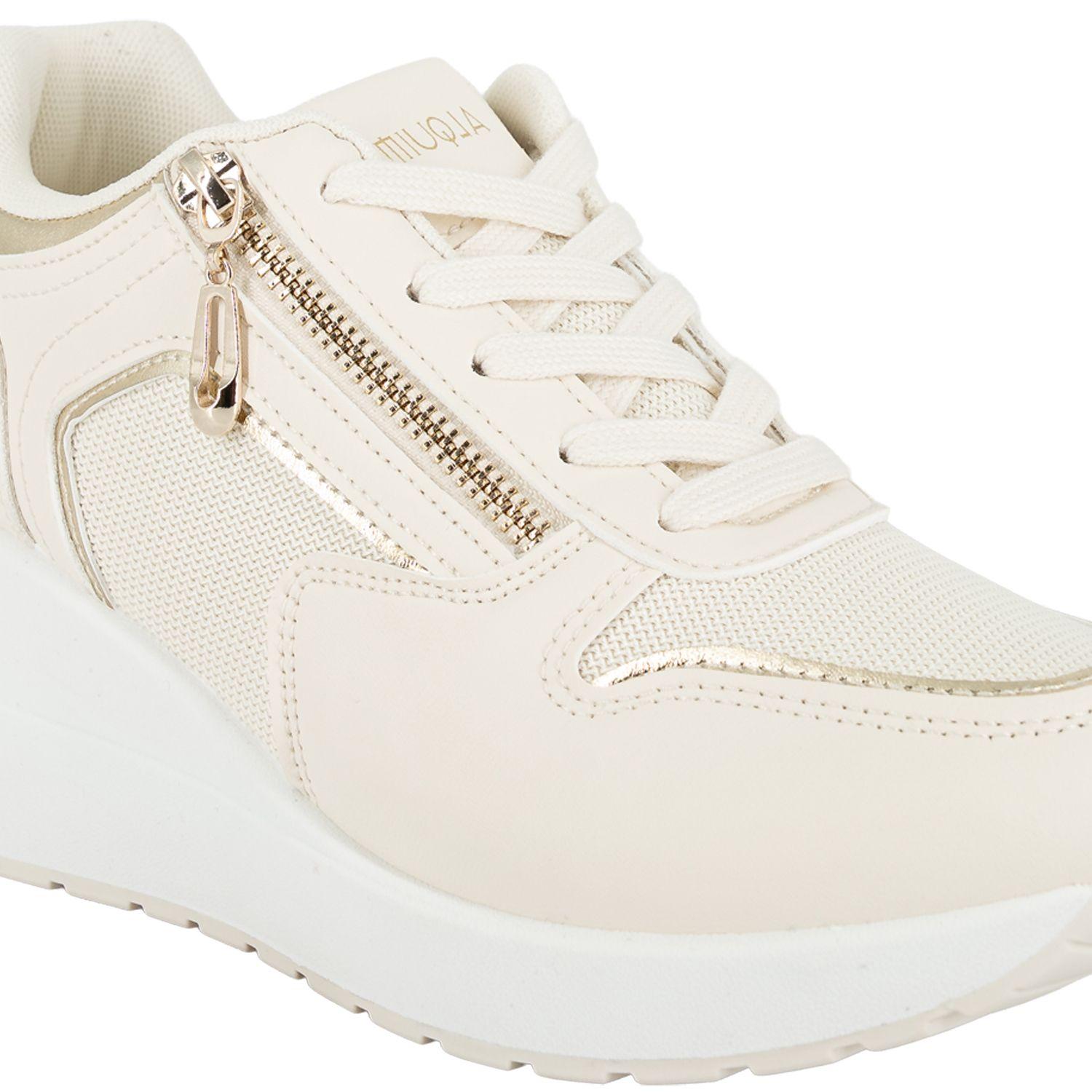 Zapatilla Plataforma con Cuña Nora Hueso Alquimia-4