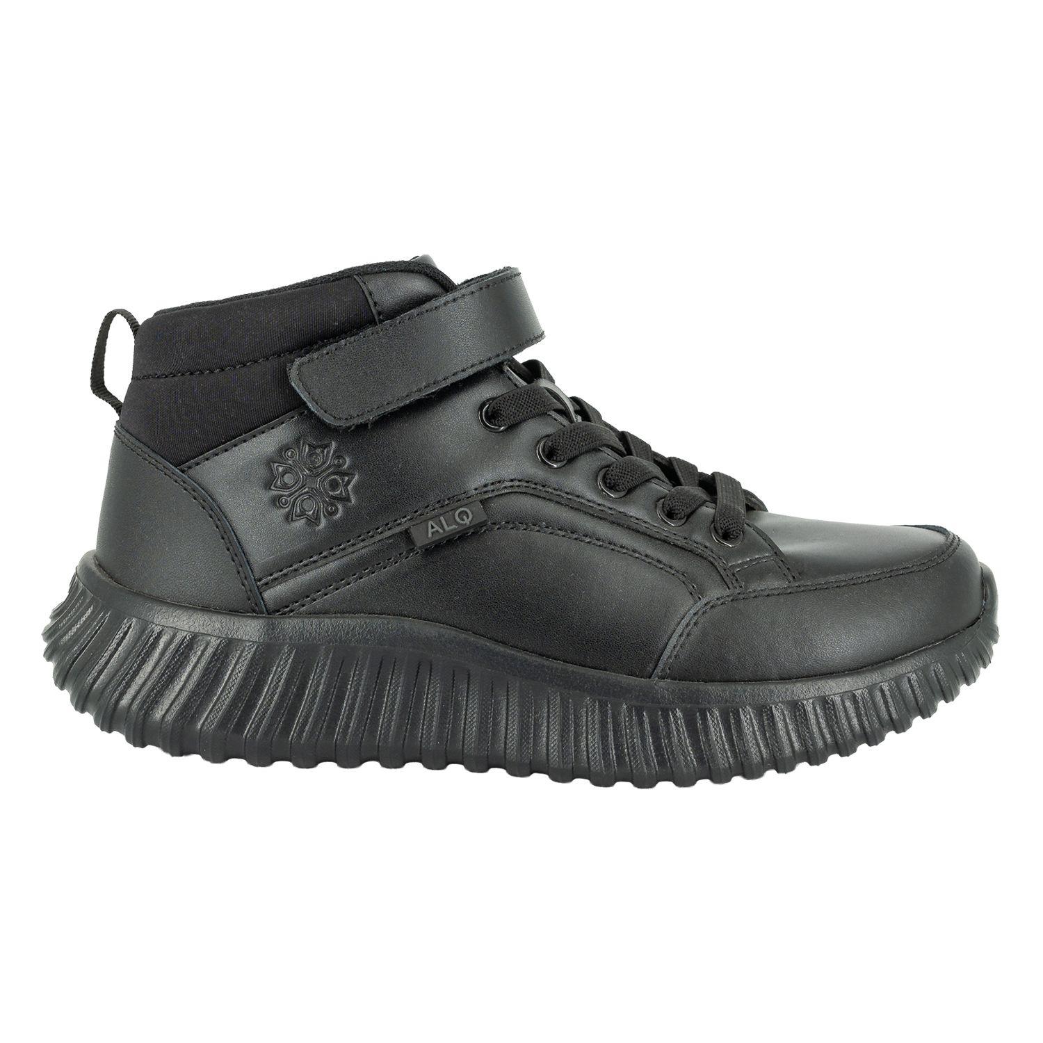 Zapatilla Escolar Bou Negro Alquimia-0