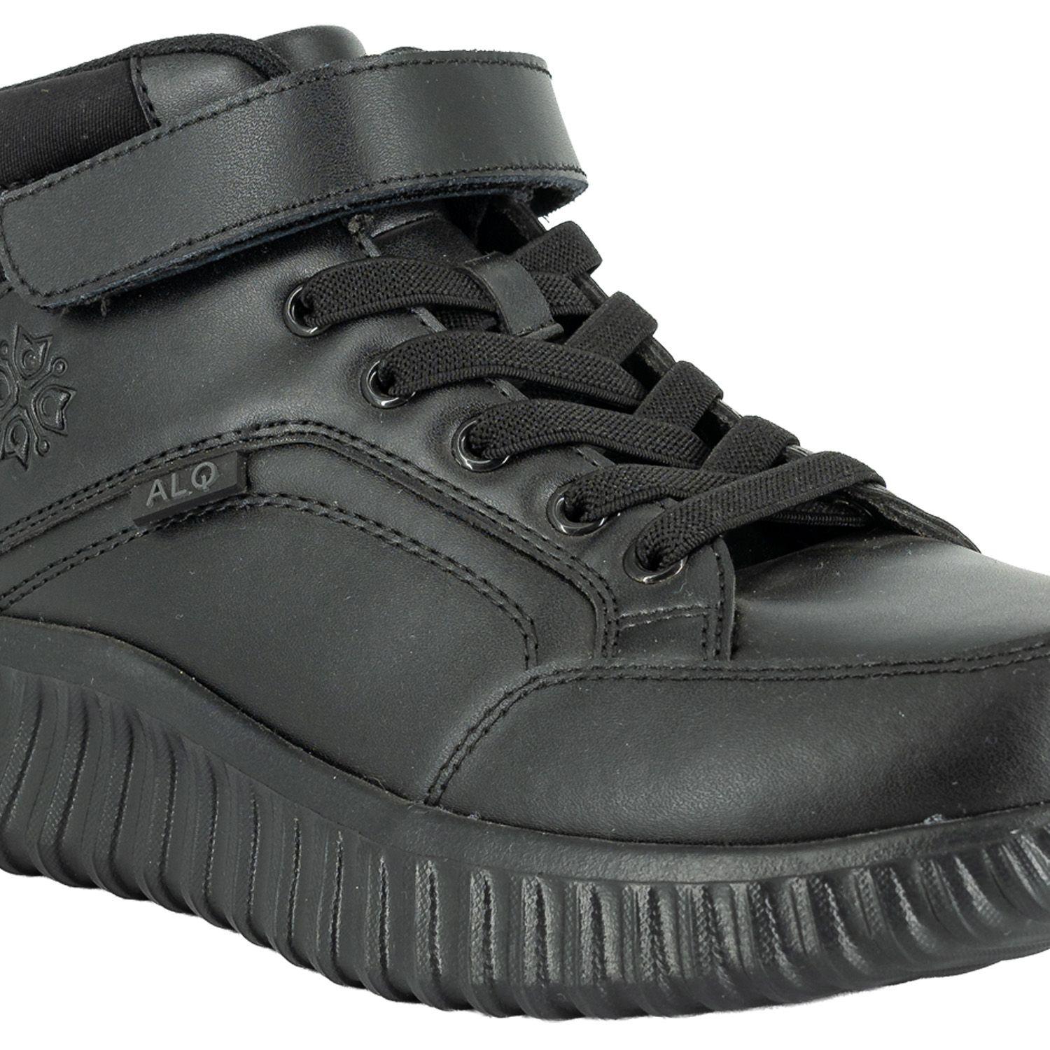 Zapatilla Escolar Bou Negro Alquimia-3