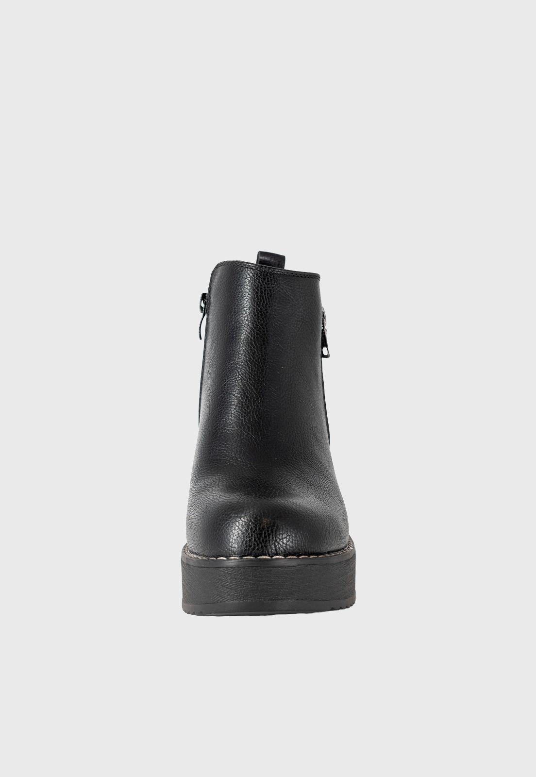 Botin Maya Negro Alquimia-2