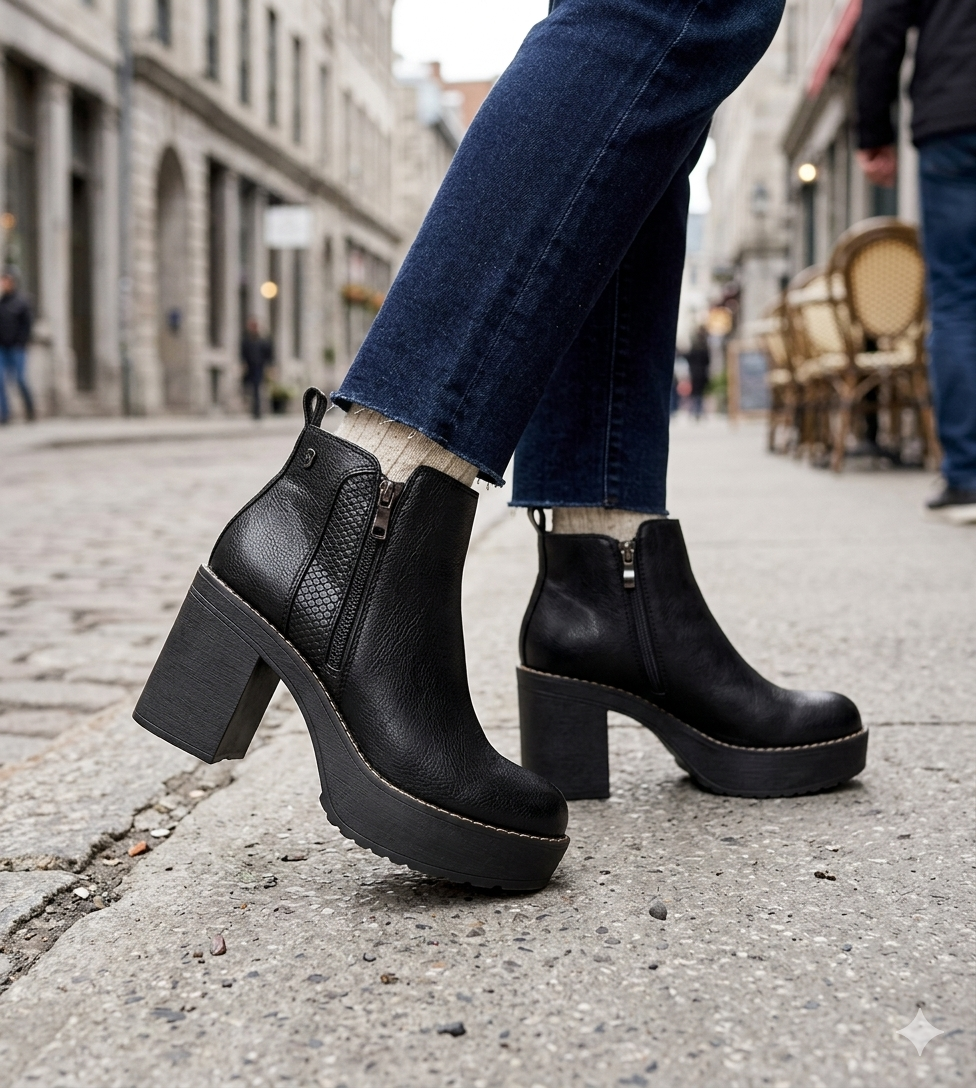 Botin Maya Negro Alquimia-4