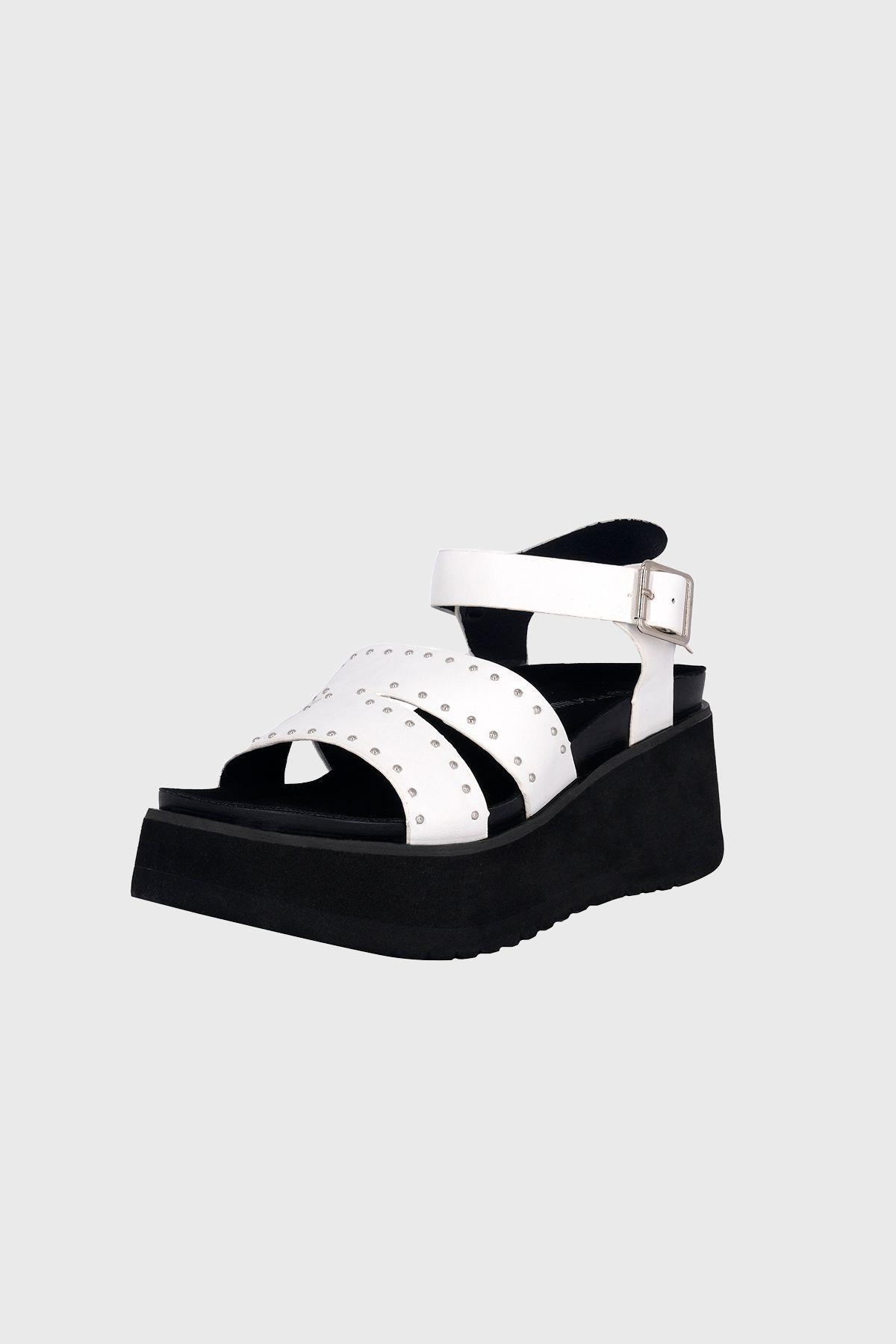 Sandalia Plataforma Gorgeous Blanco Alquimia-0