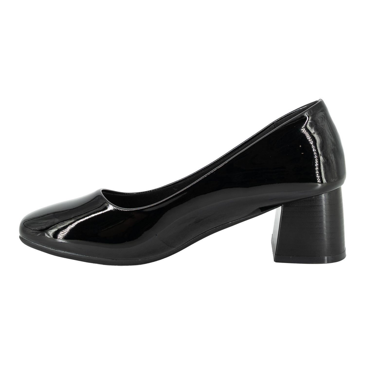 Zapato Tacón Bloque Suzi Negro Charol Alquimia-2