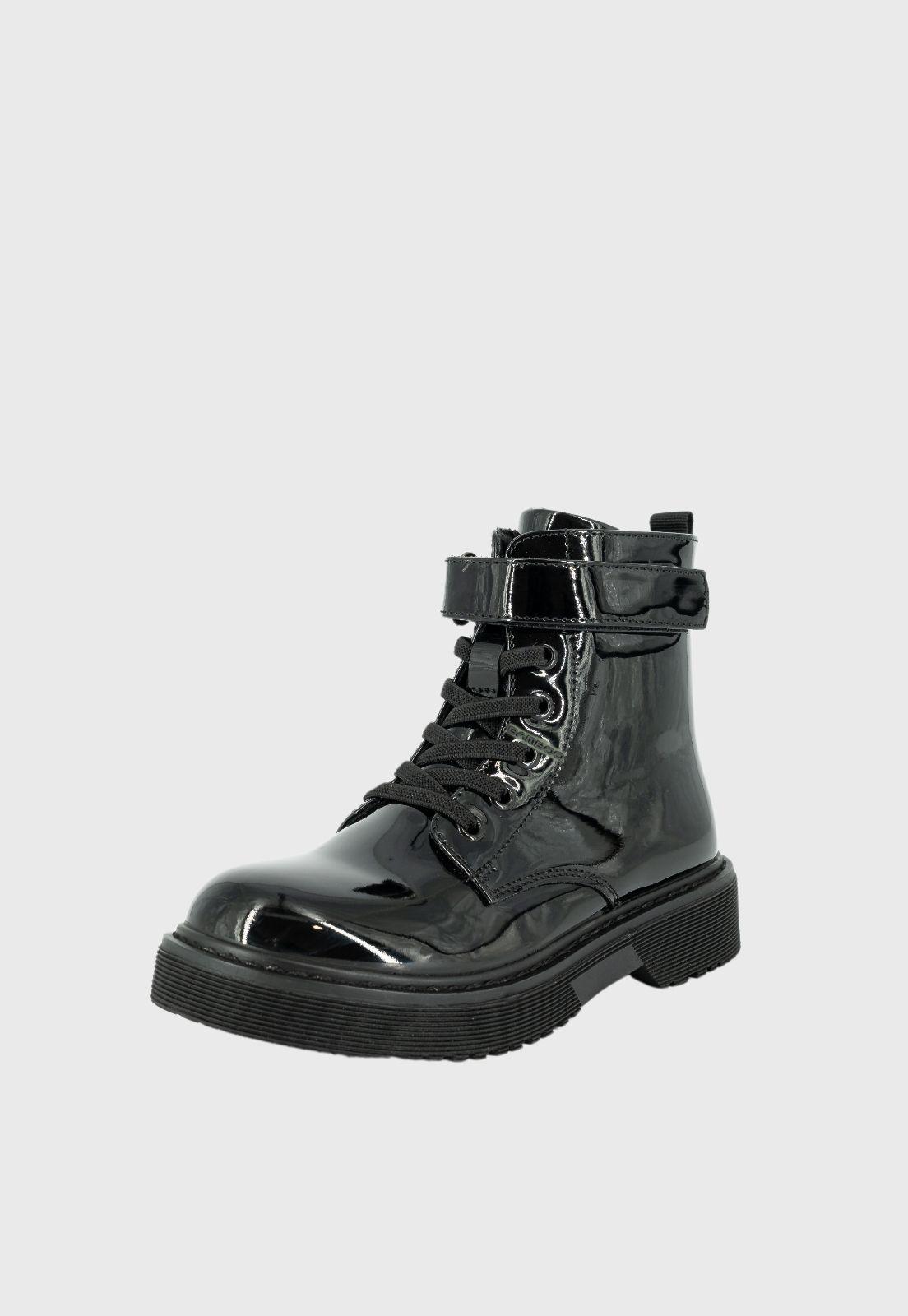Botin Danica Negro Charol Bamboo-0