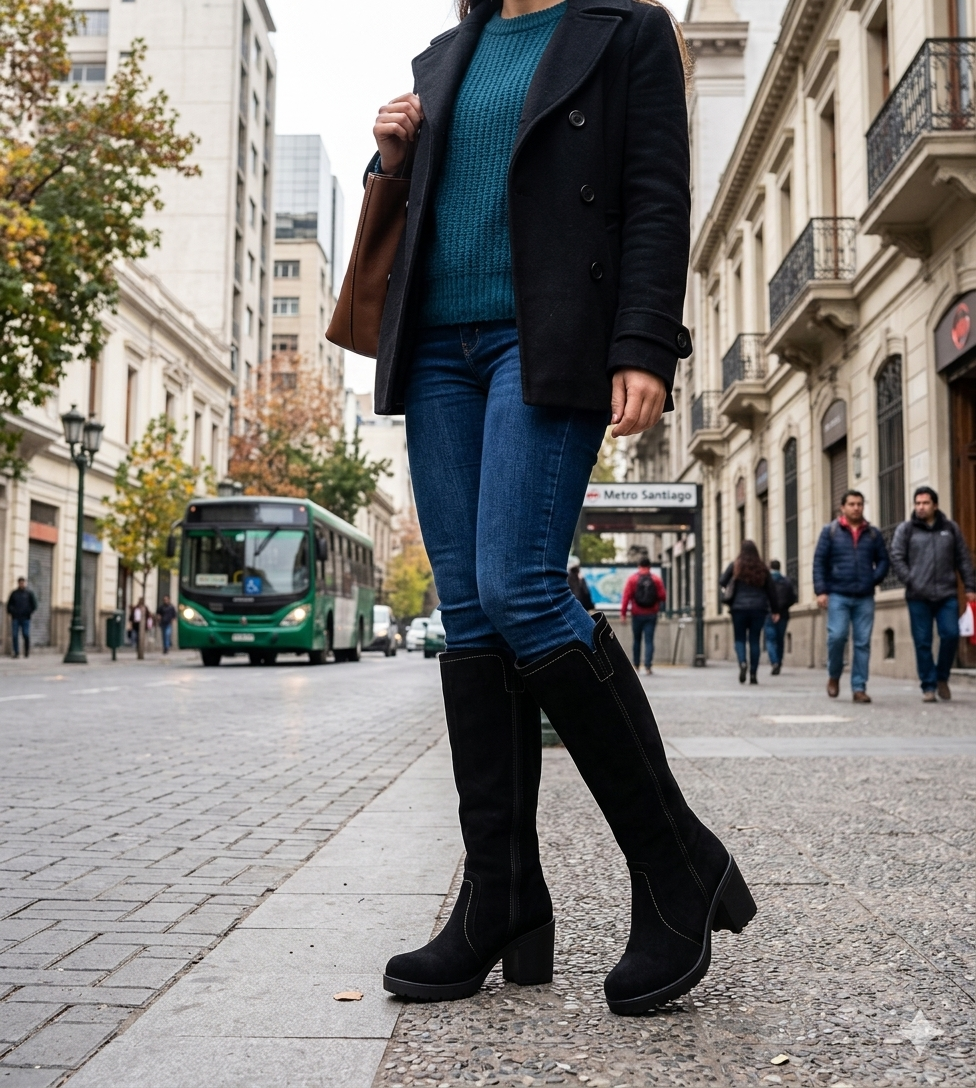 Bota Zaniah Negro Alquimia-4