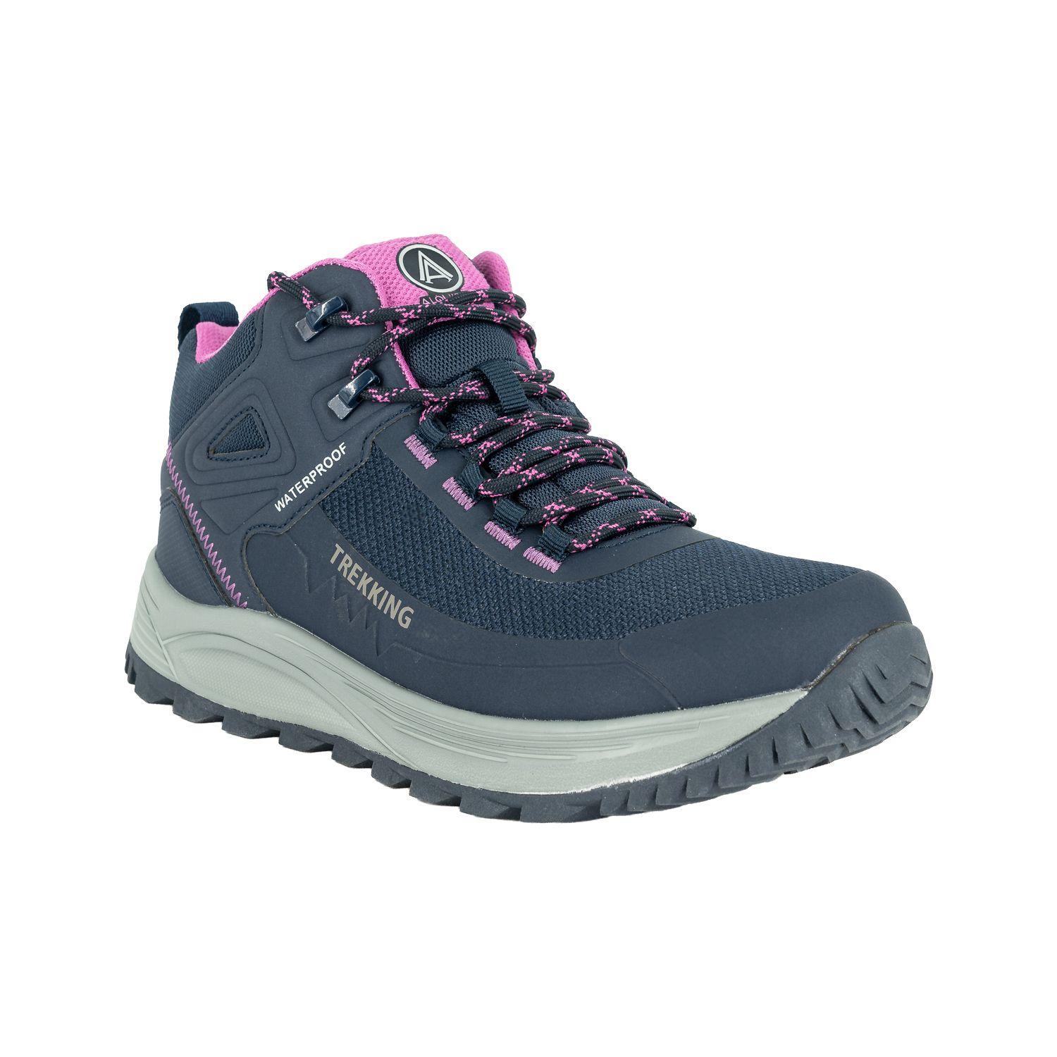 Botin Outdoor Waterproof Rosal Azul Alquimia-1