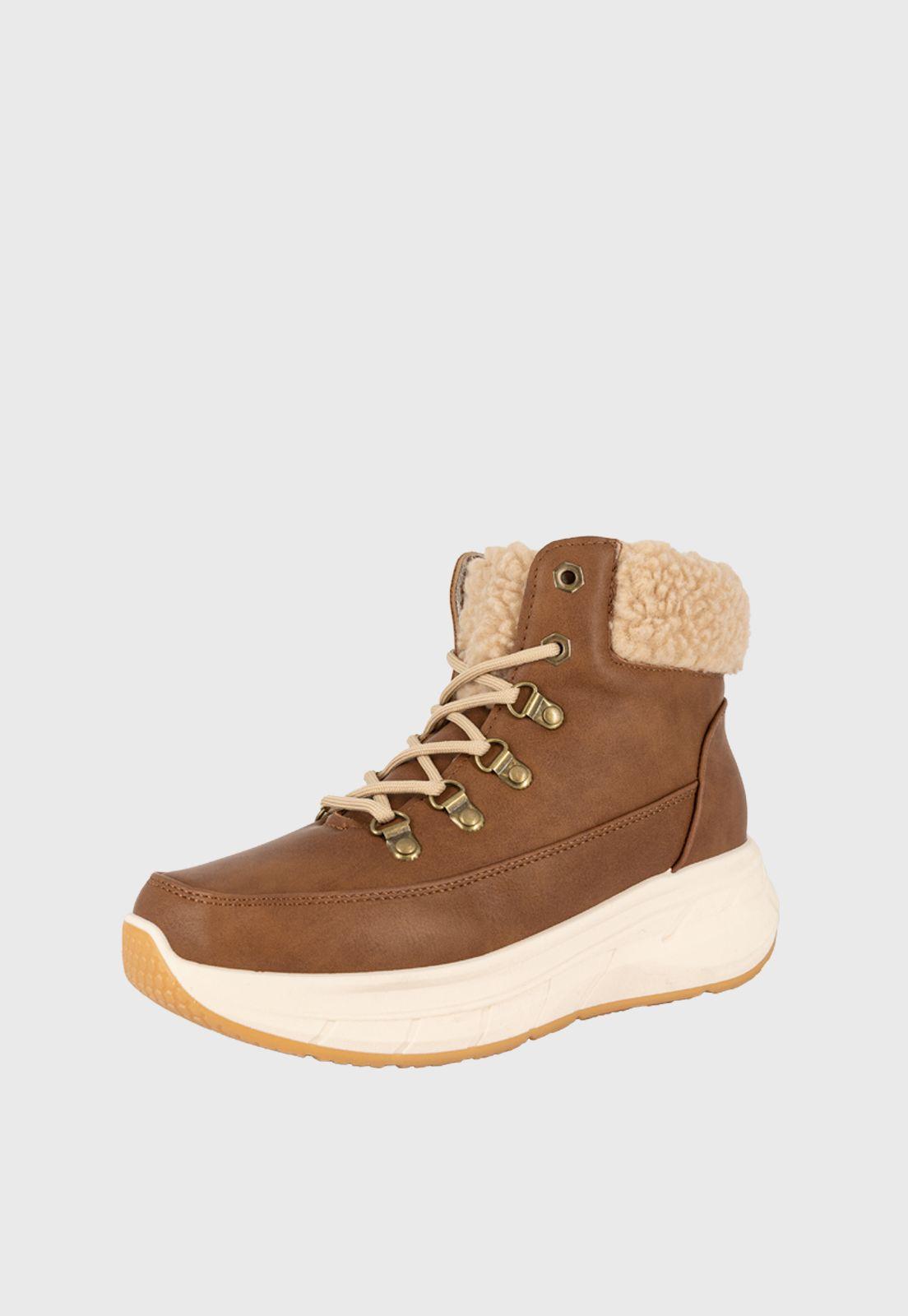 Botin Teslin Beige Alquimia-1