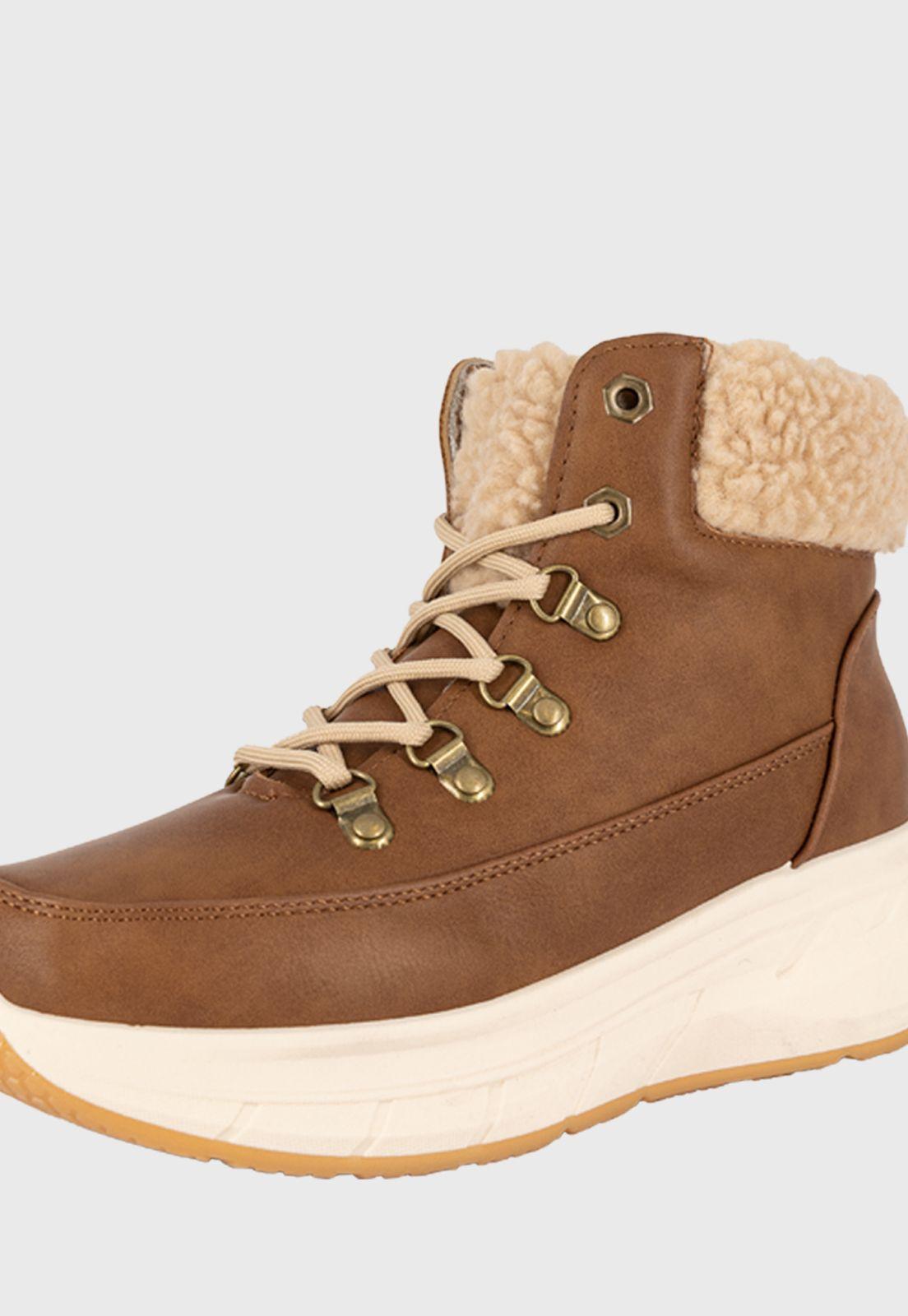 Botin Teslin Beige Alquimia-3