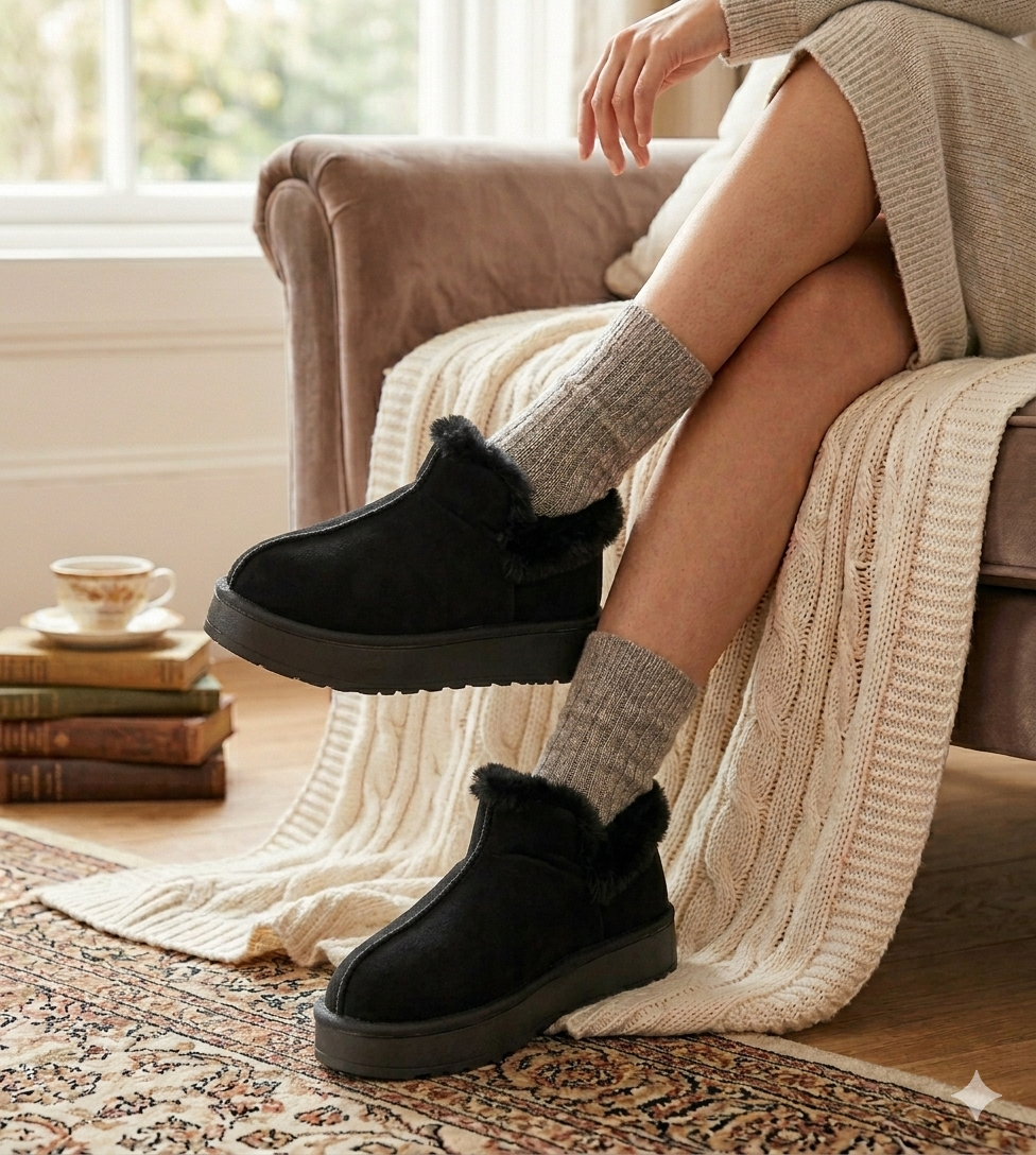 Pantufla Invernal Negro Passer-4