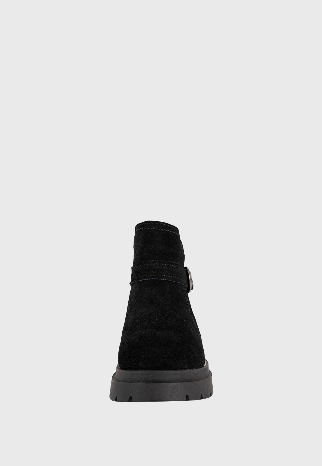 Botin de Cuero Rosie Full Negro Alquimia-2