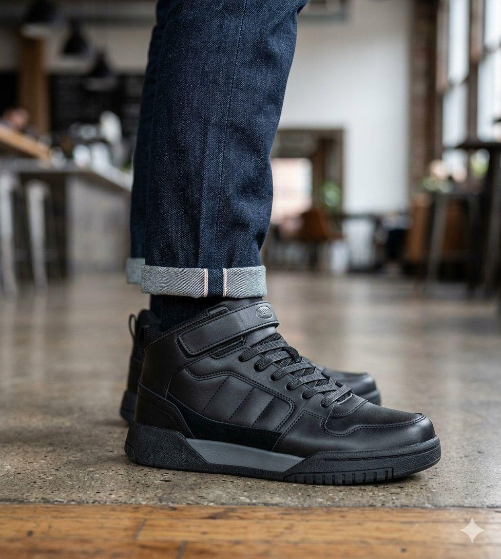 Zapatilla Escolar Siula Negro UNS-4