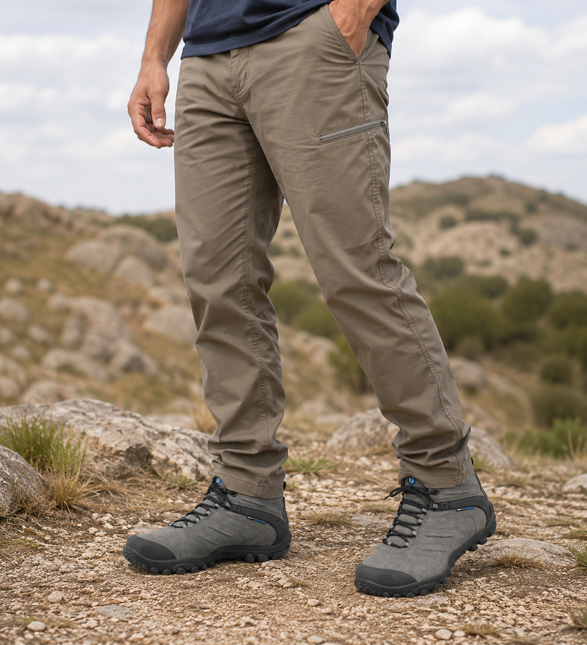 Botin Outdoor Raga Gris UNS-4