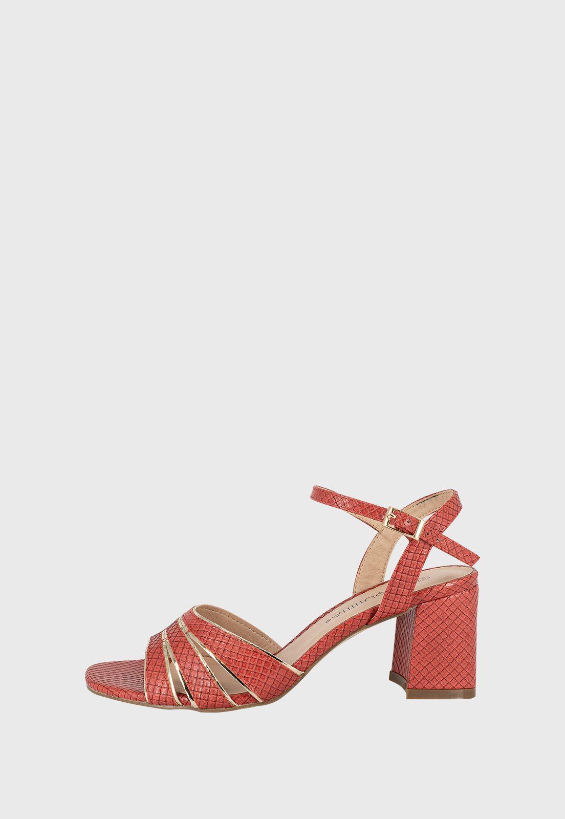 Sandalia de Vestir Irazu Rojo Alquimia-1