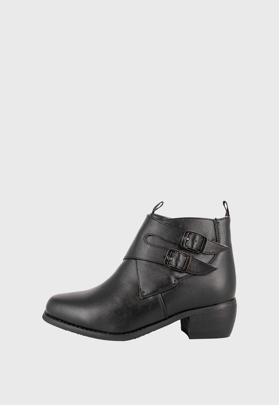 Zapato Cueca Infantil Negro UNS-1