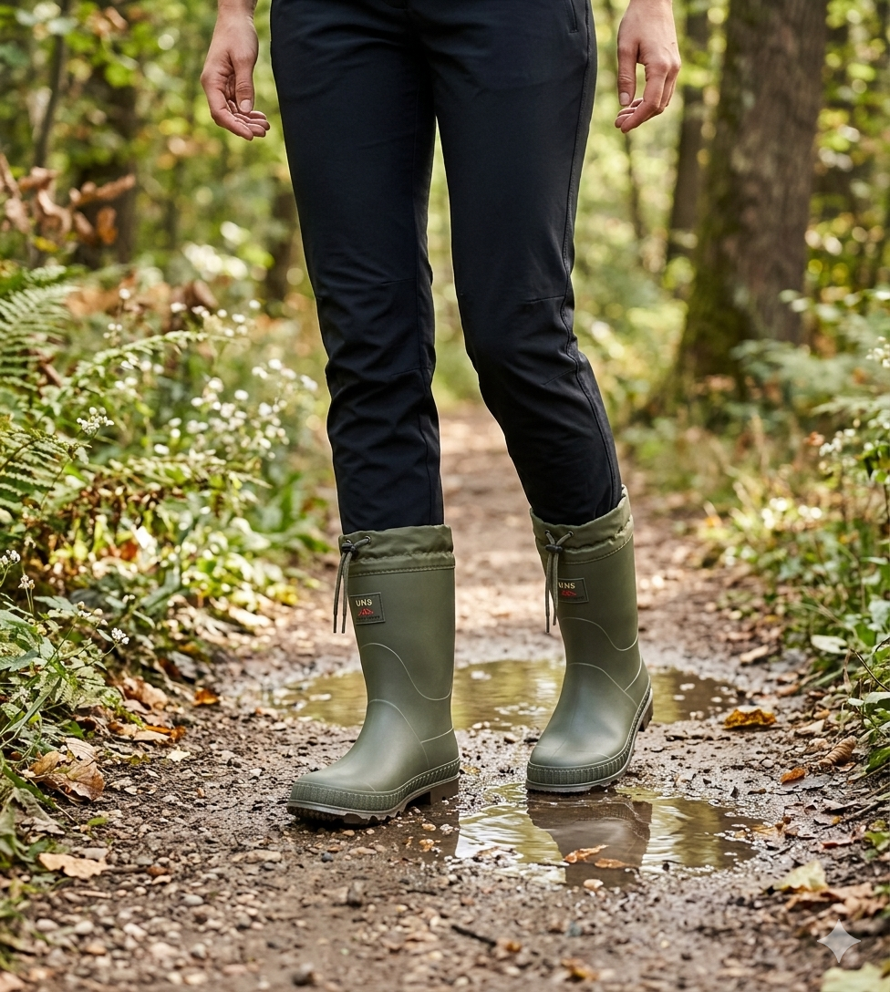 Bota de Agua con Polar Namaka Verde UNS-5