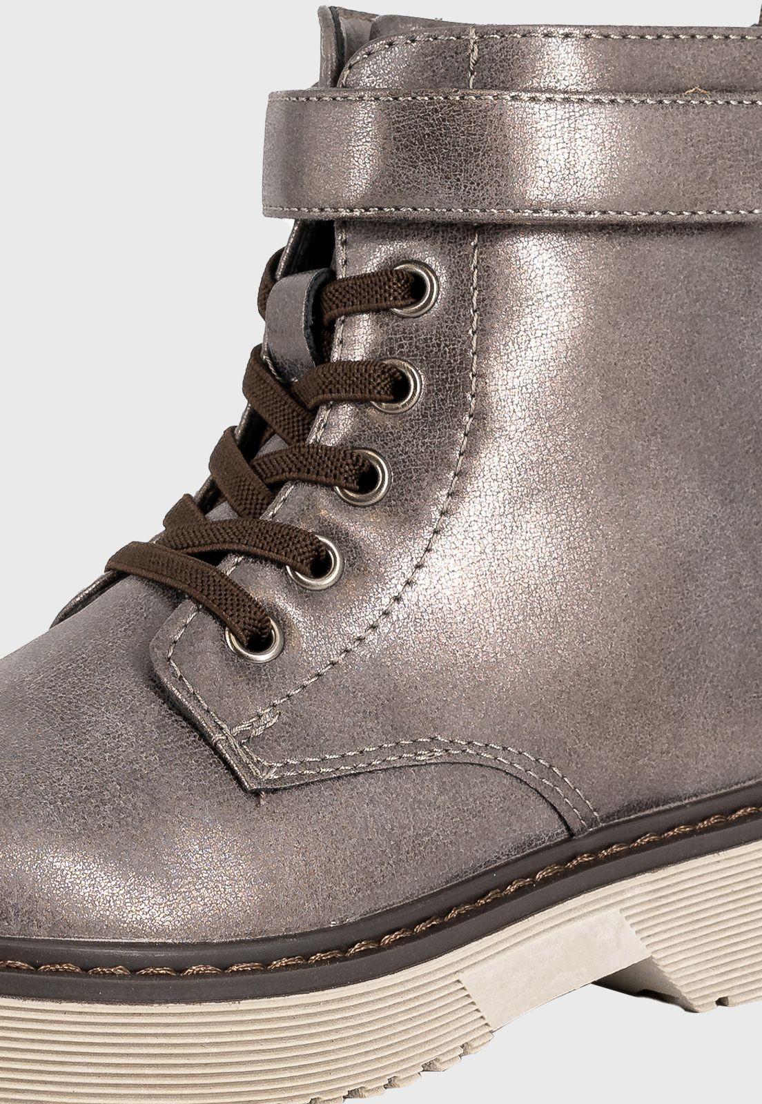 Botin Danica Plateado Bamboo-4