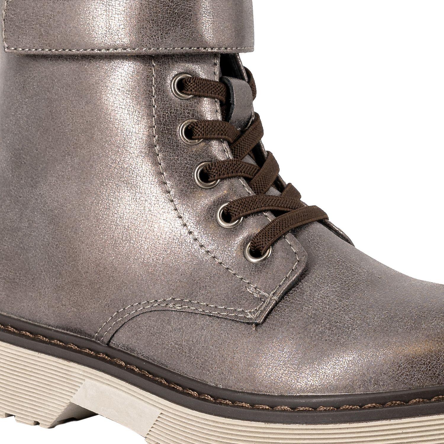 Botin Danica Plateado Bamboo-4