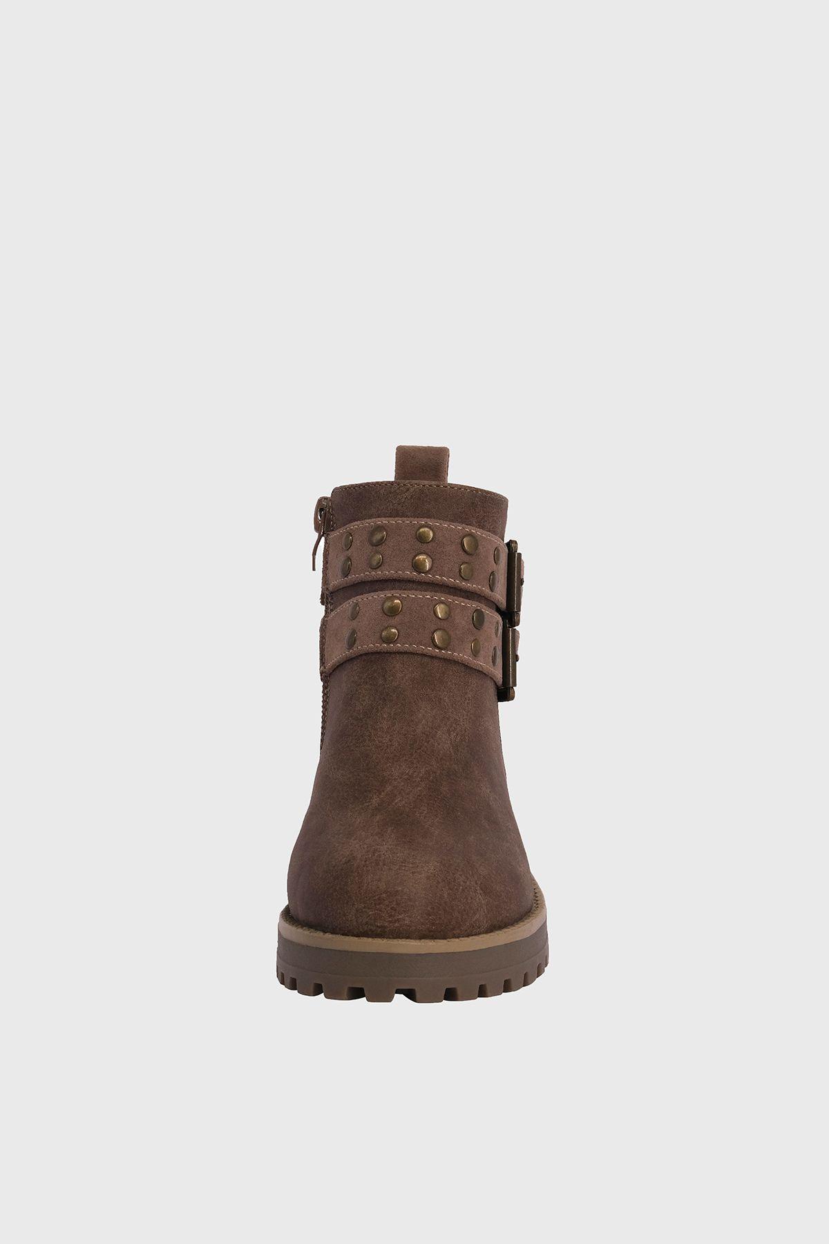 Botin Mathilde Tostado Bamboo-2