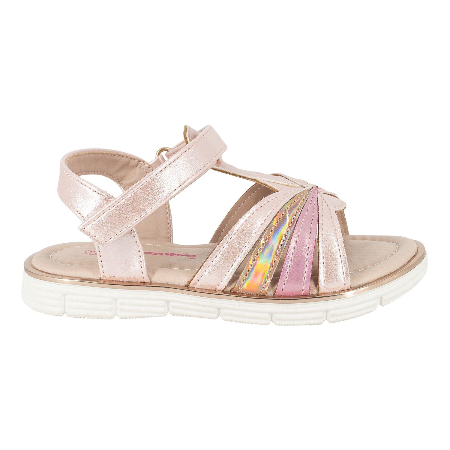 Sandalia con Velcro Jaqui Rosado Bamboo-0