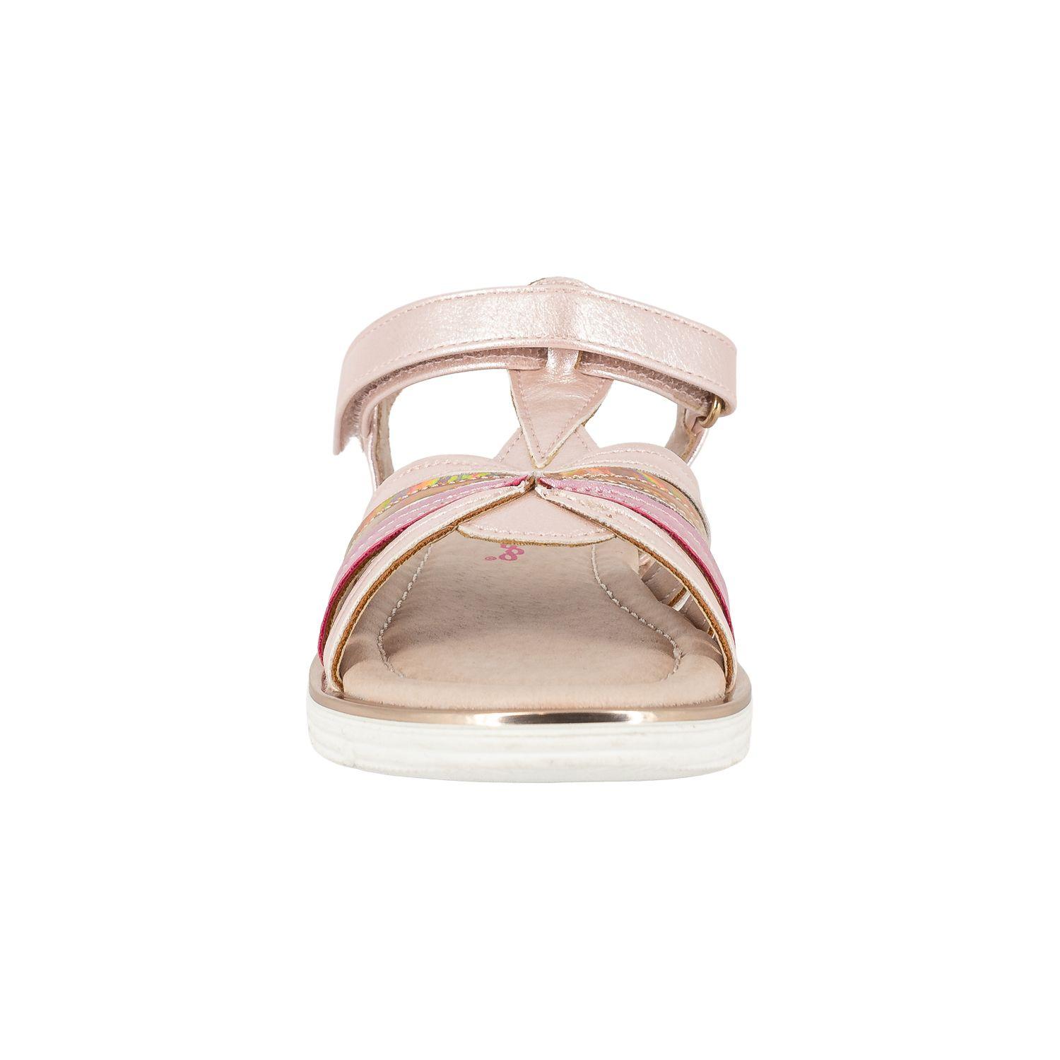 Sandalia con Velcro Jaqui Rosado Bamboo-3