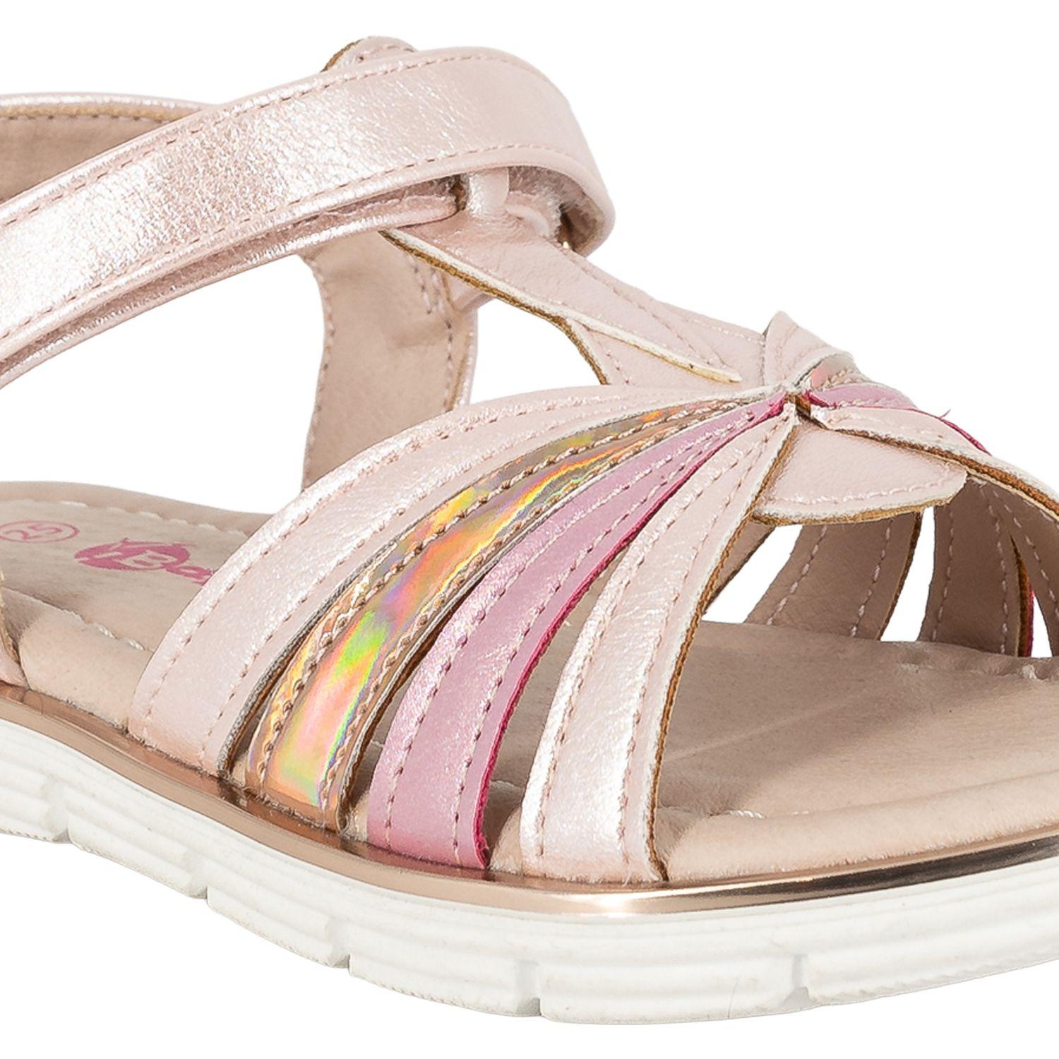 Sandalia con Velcro Jaqui Rosado Bamboo-4