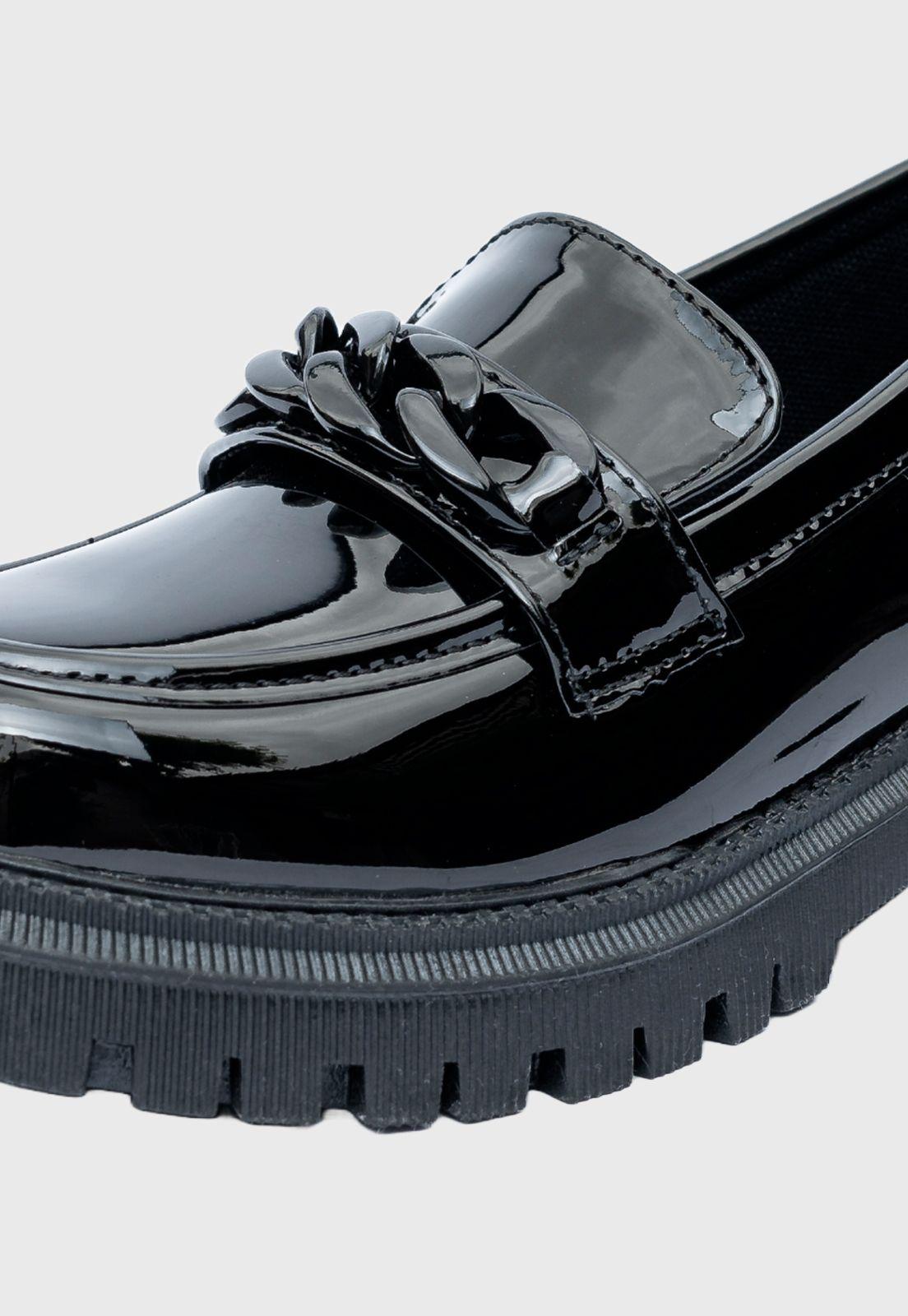 Mocasin Ituri Negro Charol Alquimia-3