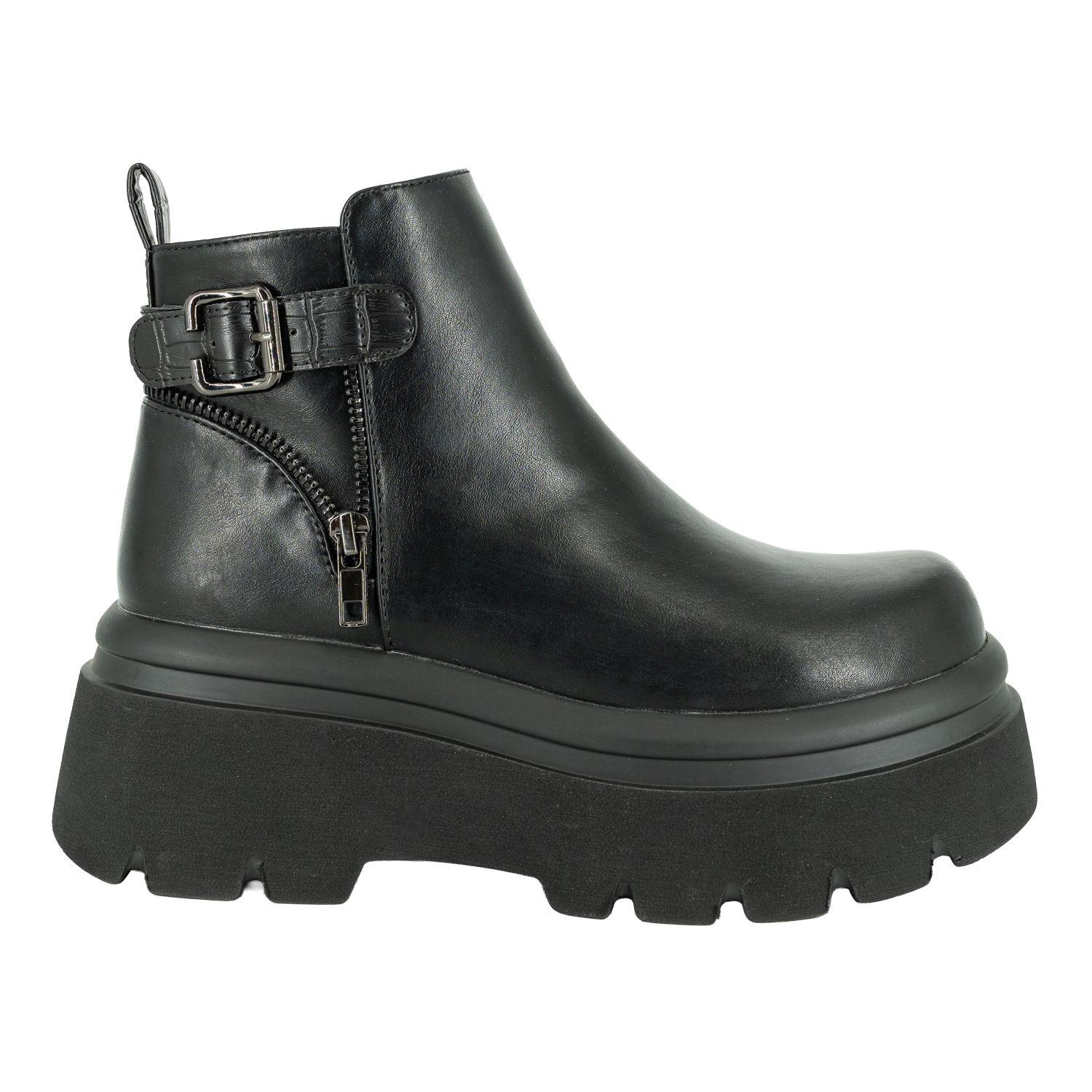 Botin Plataforma Tols Full Negro Alquimia-0