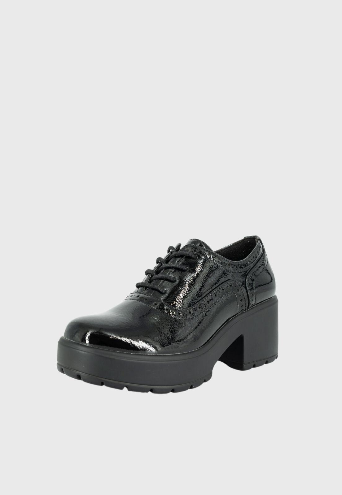 Mocasin Leila Negro Charol Alquimia-0