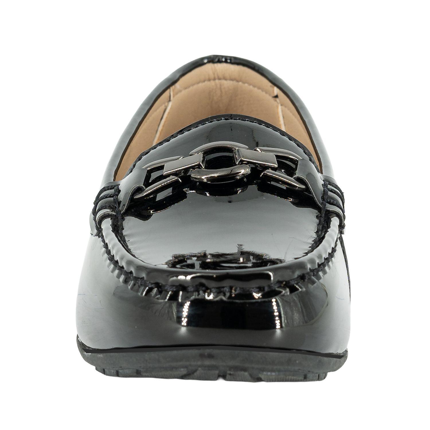 Mocasin Dam Negro Charol Alquimia-2