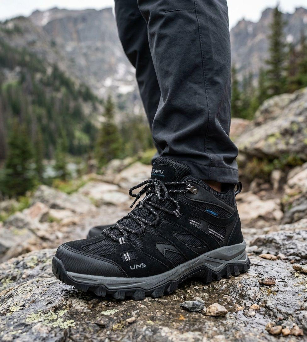 Botin Outdoor Waterproof Tejo Negro UNS-4