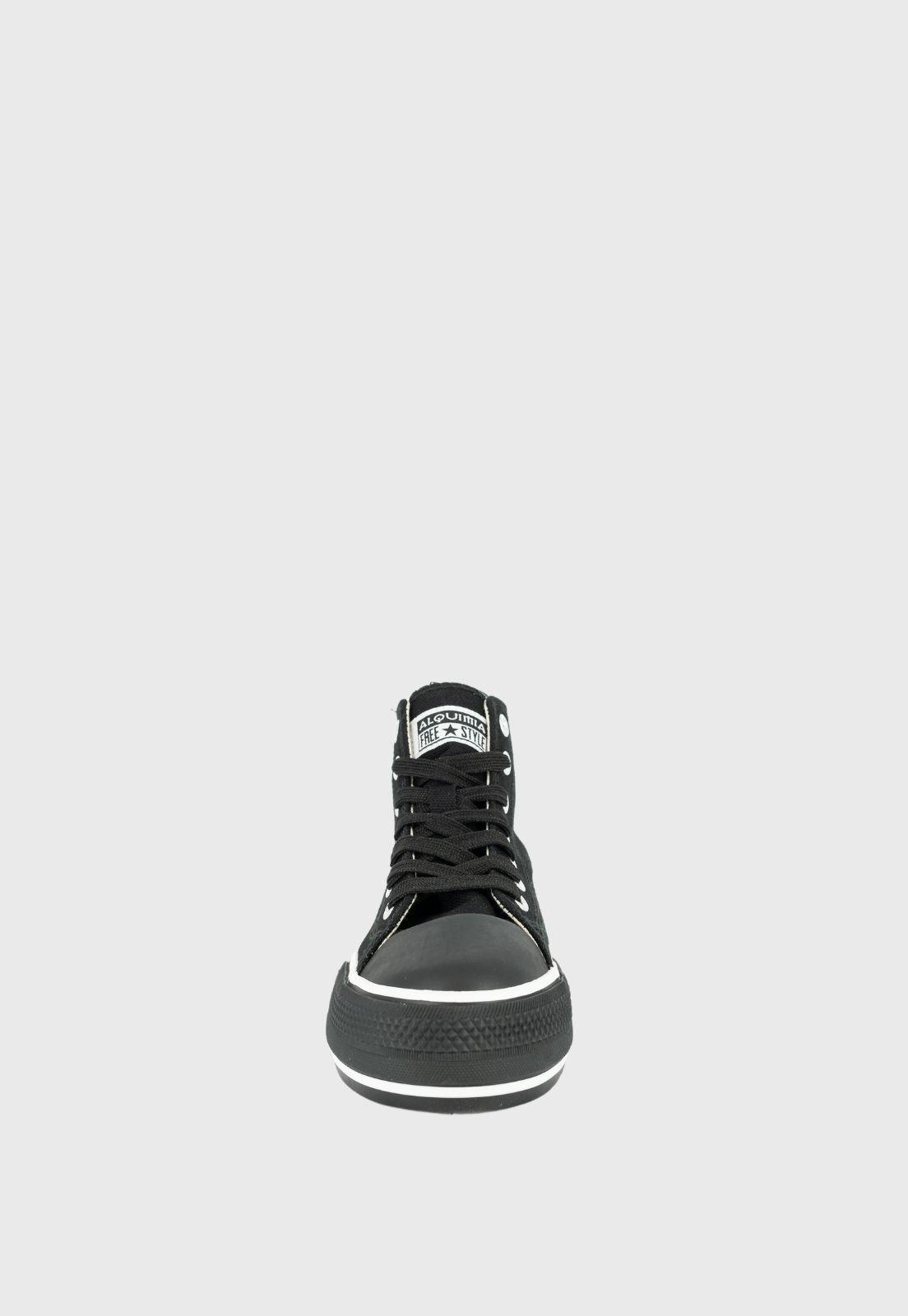 Zapatilla Daphne Negro Alquimia-2