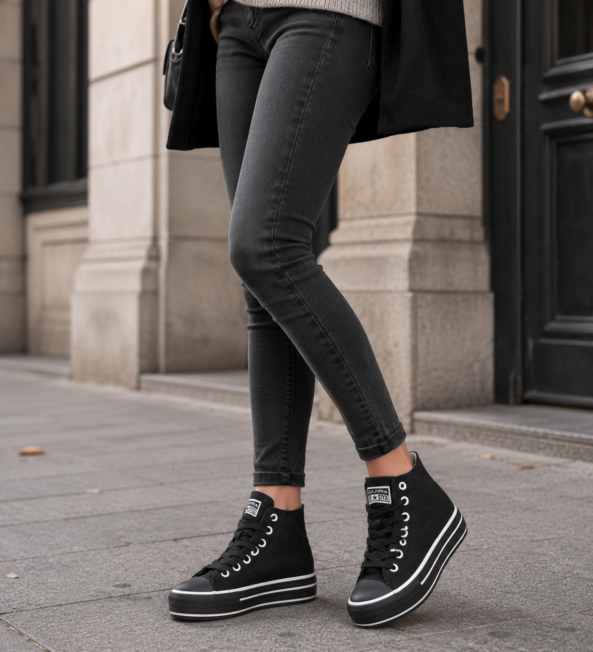 Zapatilla Daphne Negro Alquimia-4
