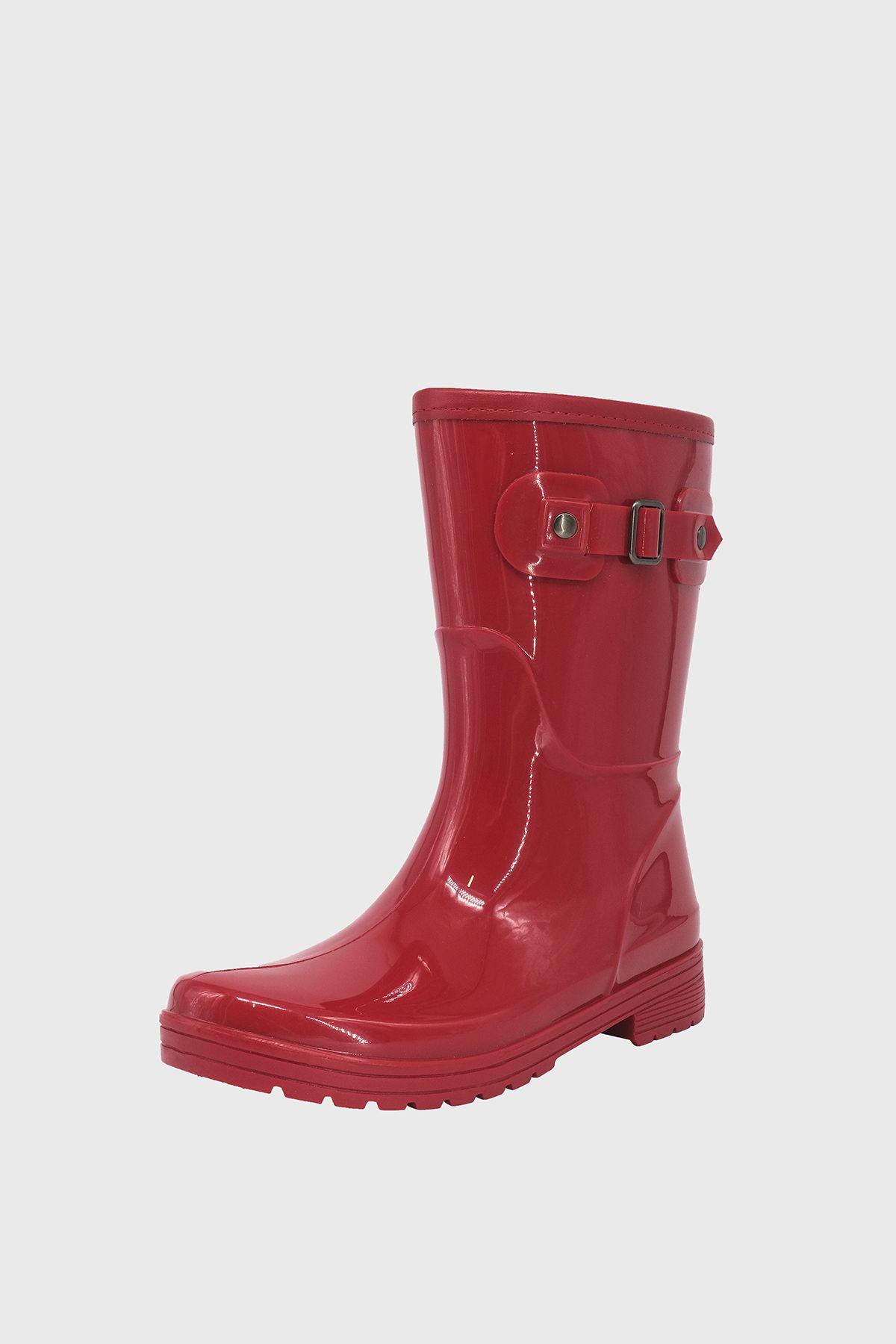 Bota de Agua con Polar Cressida Rojo Alquimia-0