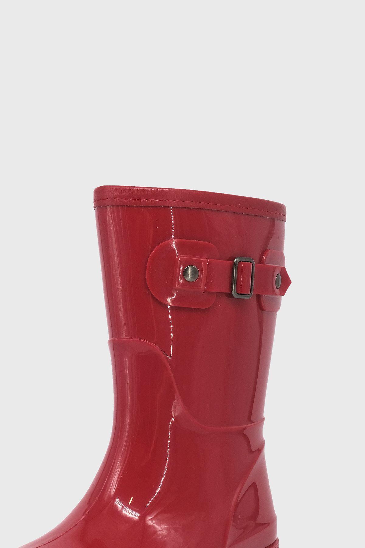 Bota de Agua con Polar Cressida Rojo Alquimia-3