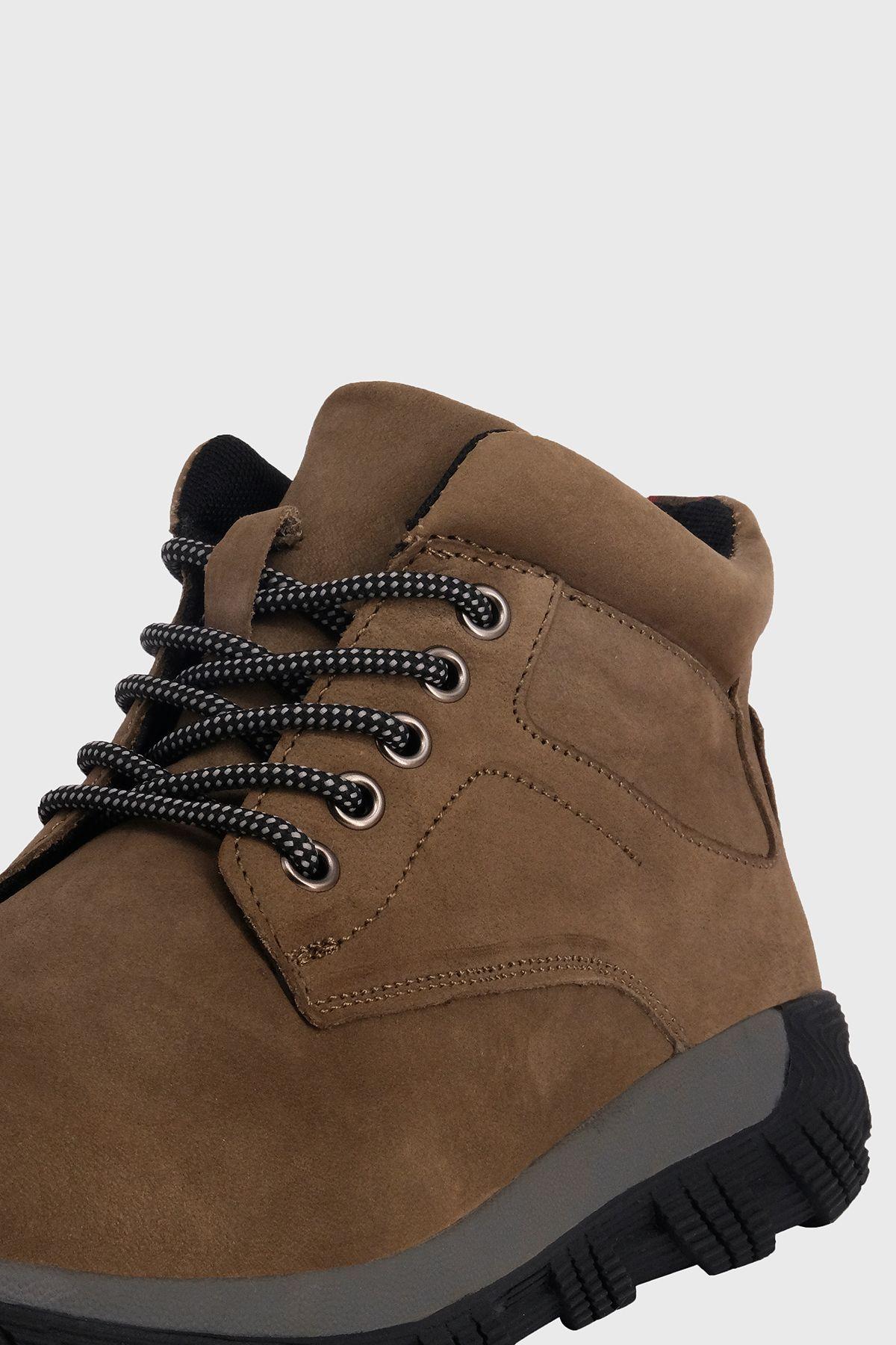 Botin de Cuero Metis Khaki London Adixt-3