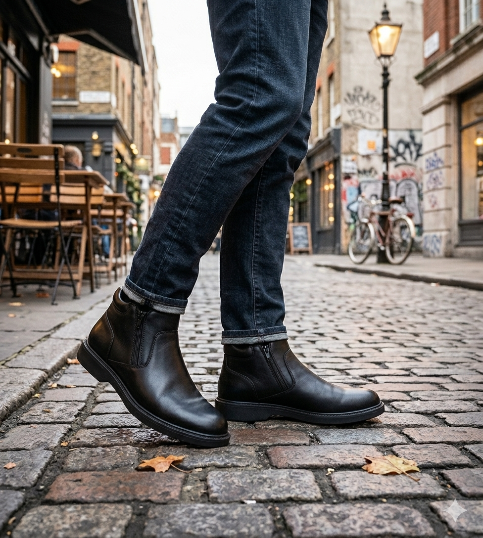 Botin Ferran Negro London Adixt-5