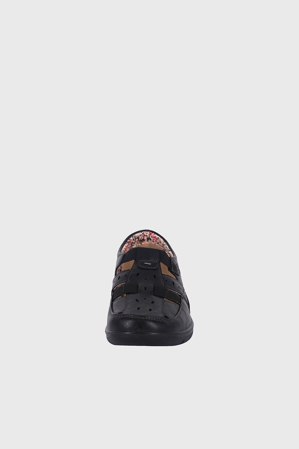 Mocasin Crisantemo Negro Passer-2