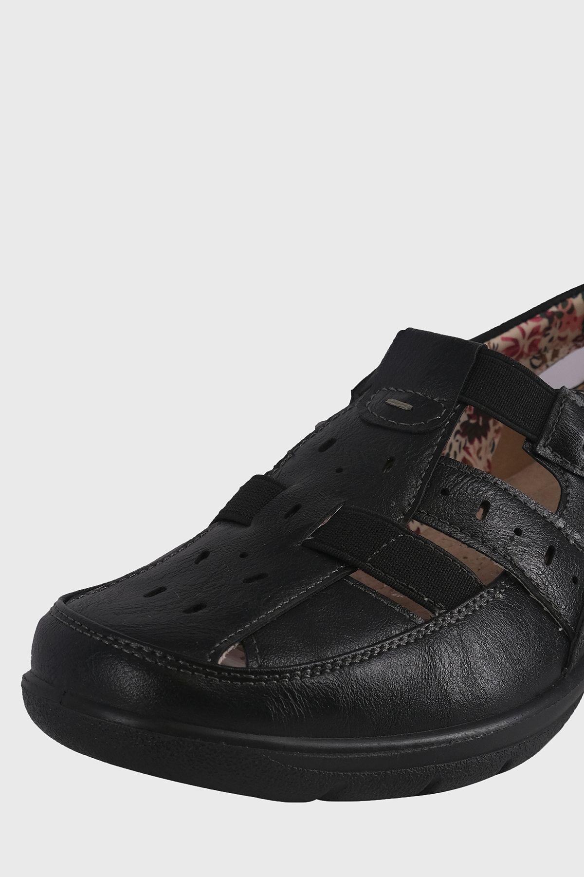 Mocasin Crisantemo Negro Passer-3