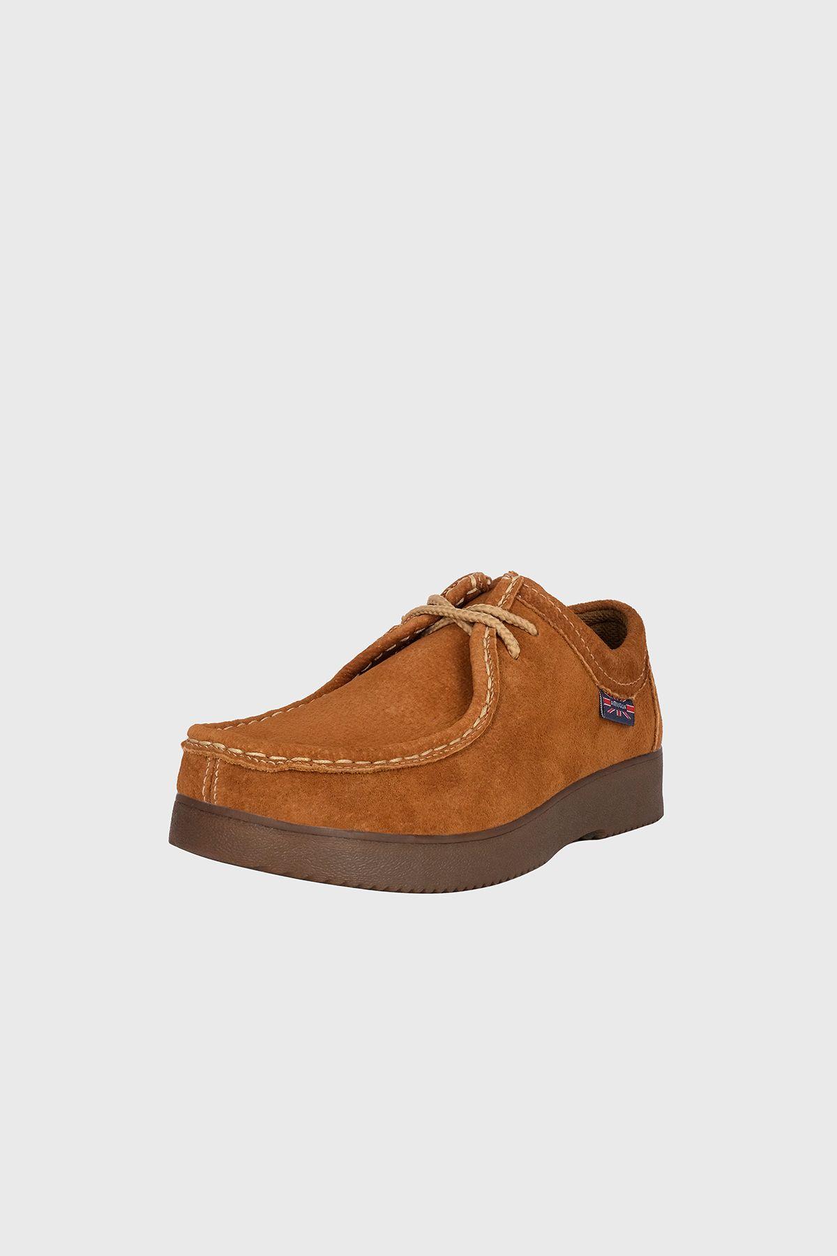 Zapato de Cuero Casual Caramelo Thamrin London Adixt-0