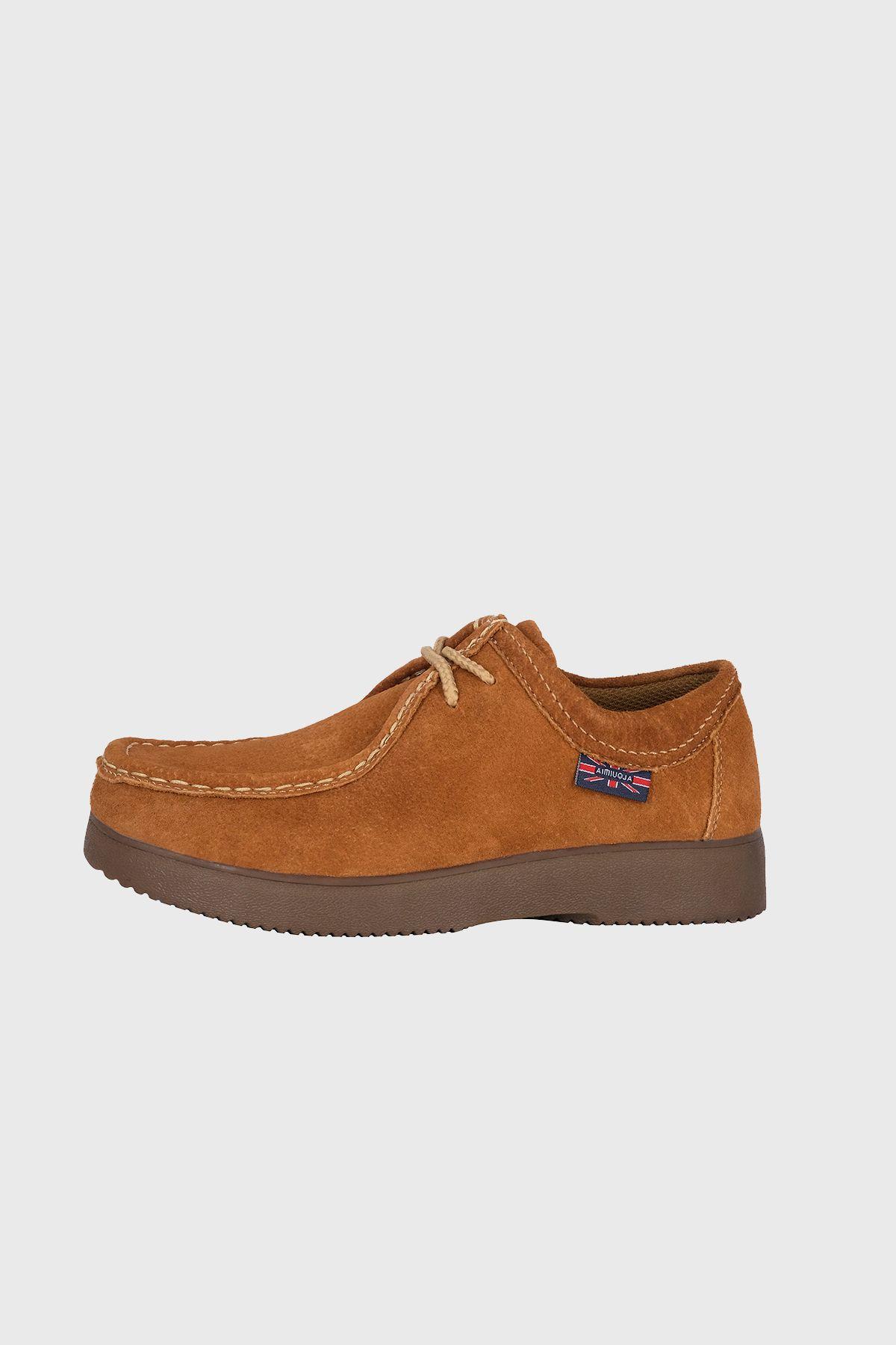 Zapato de Cuero Casual Caramelo Thamrin London Adixt-1