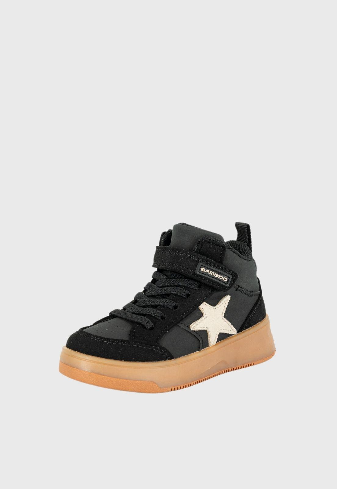 Botin Roma Negro Bamboo-0