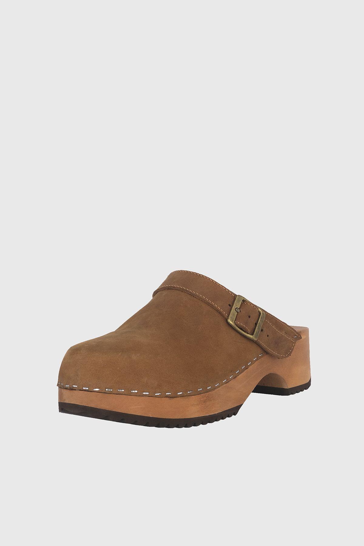 Zueco Madera Petal Caramelo Alquimia-0