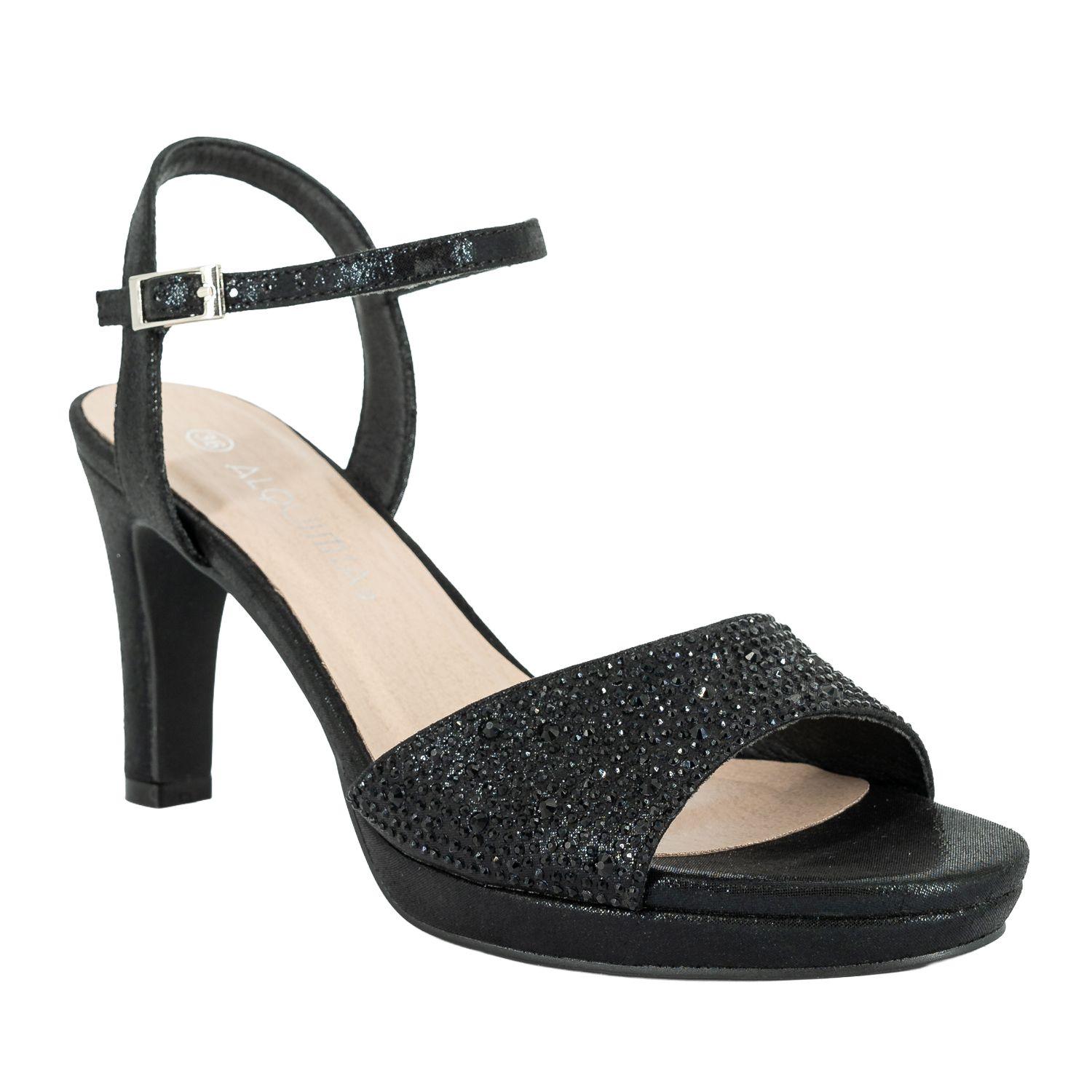 Sandalia de Vestir Aris Negro Alquimia-1