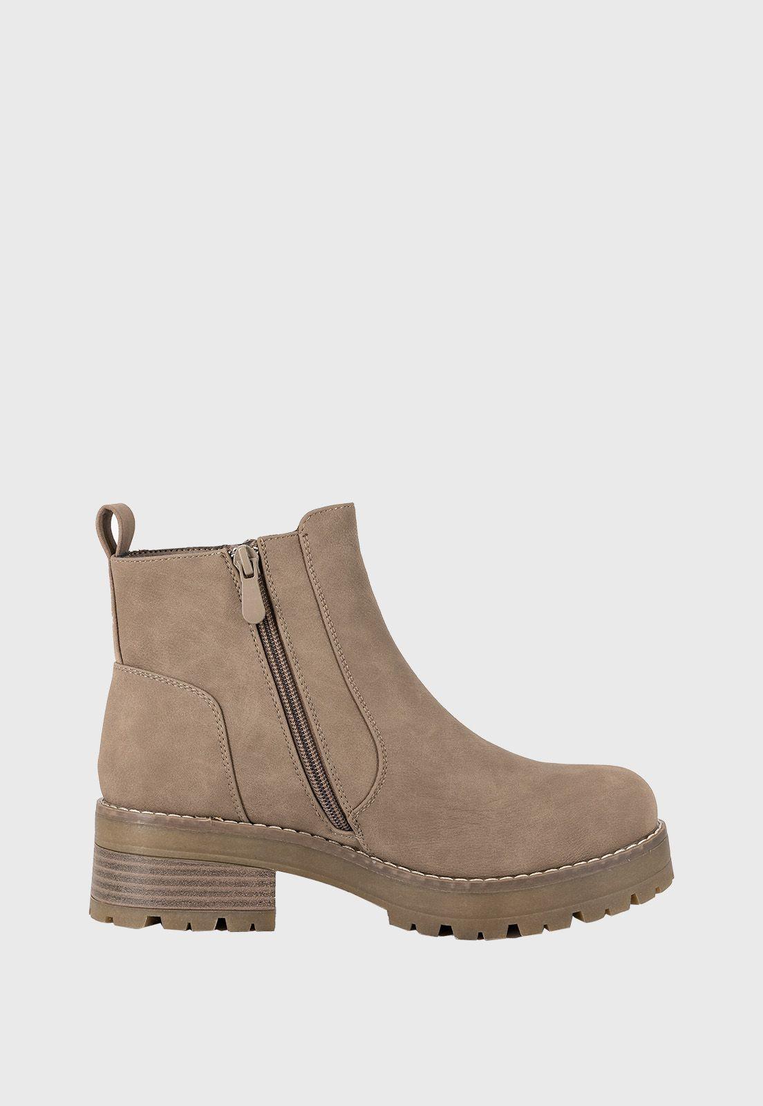 Botin Viole Taupe Alquimia-3