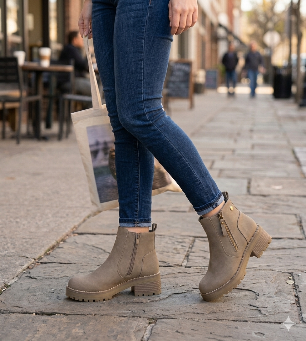 Botin Viole Taupe Alquimia-5