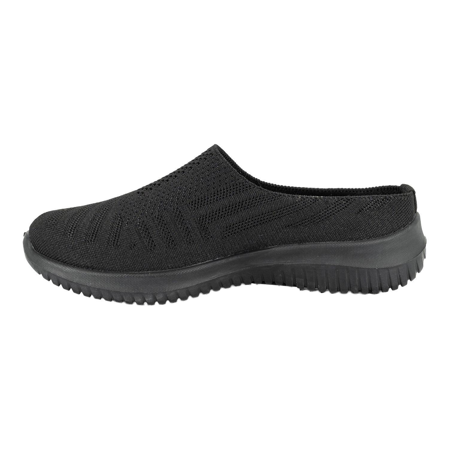Zapatilla sin Talón Eliza Full Negro Alquimia-2