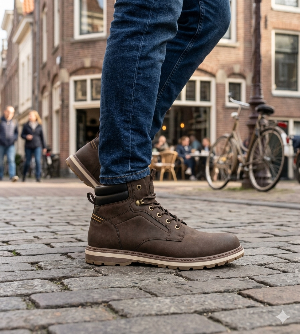 Botin con Polar Polo Café London Adixt-4