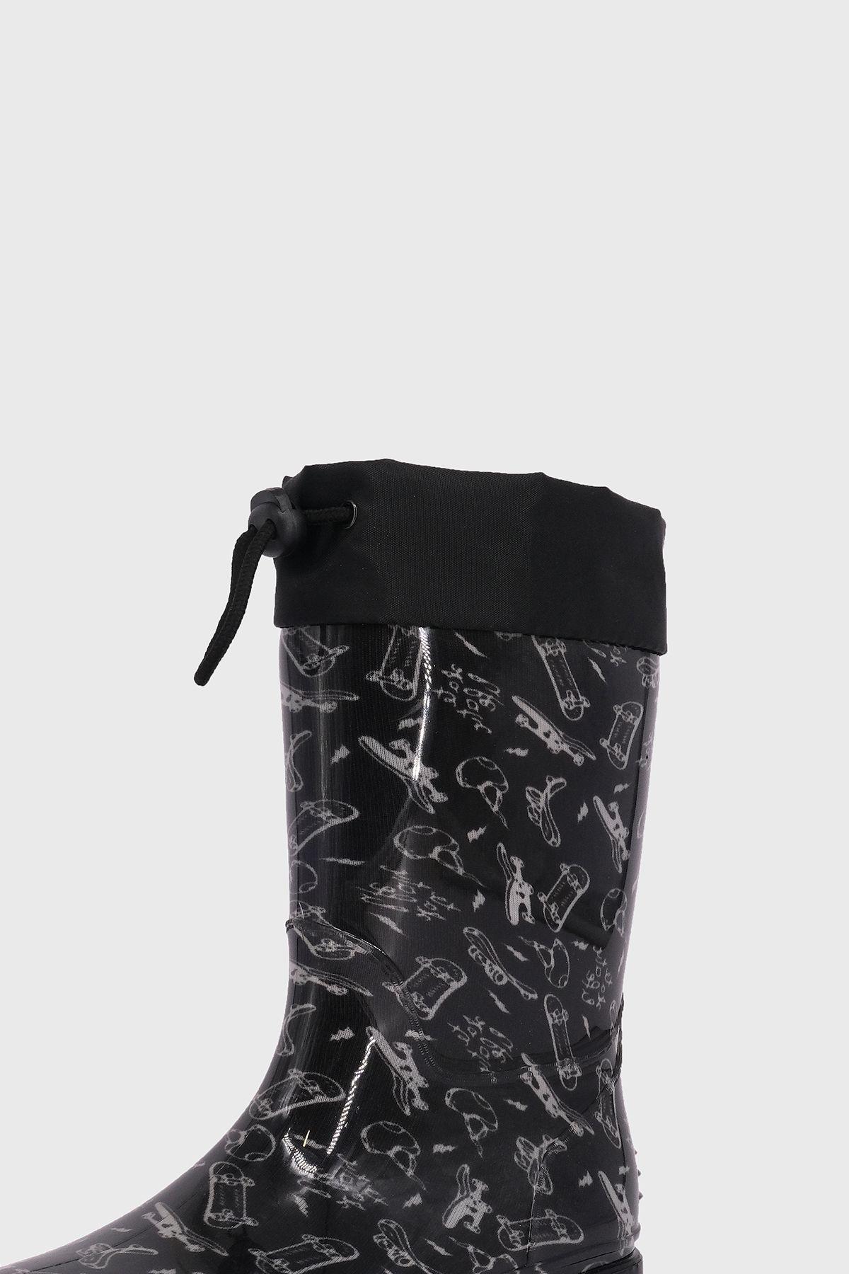 Bota de Agua con Polar Skoll Negro Bamboo-3