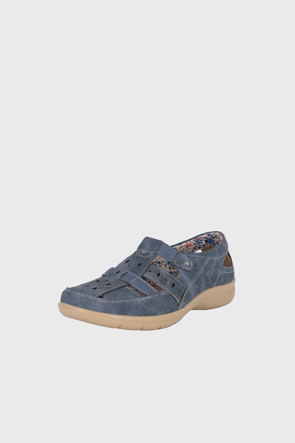 Mocasin Crisantemo Celeste Passer-0