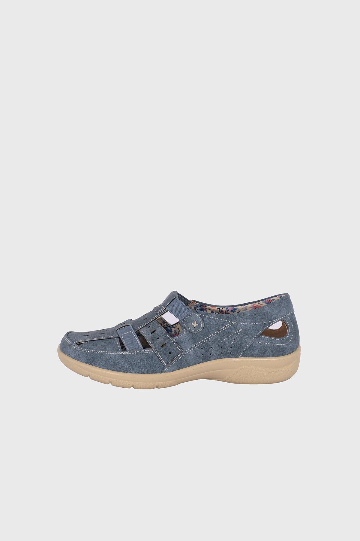 Mocasin Crisantemo Celeste Passer-1